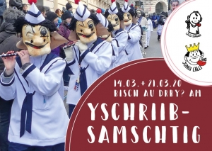 Yschriib-Samschtig im L&auml;lli-Keller