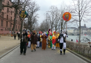 L&auml;lli Familie am Fasnachtsdienstag